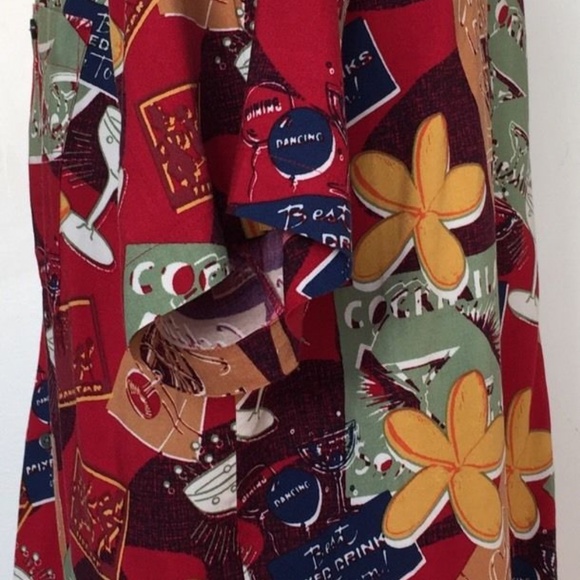 John Henry Hawaiian Camp Rayon Multi-Color XXL 3XL - Picture 4 of 7